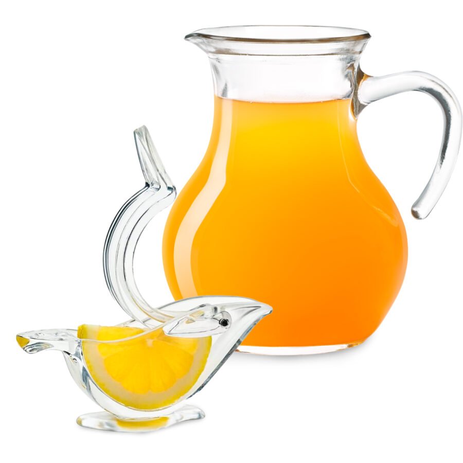 Espremedor De Limão Manual Acrílico Laranja Gourmet Transparente - Imagem 3