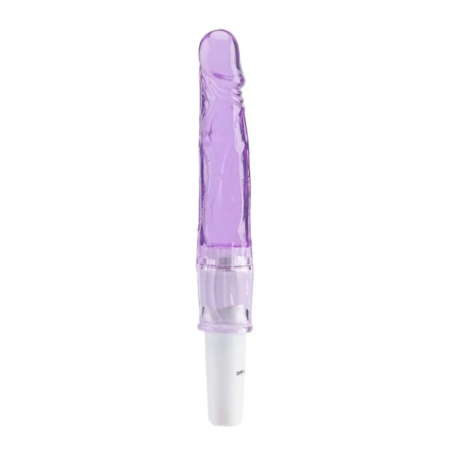 Vibrador Ponto G Estimulador Macio Jelly Silencioso Cor:Roxo
