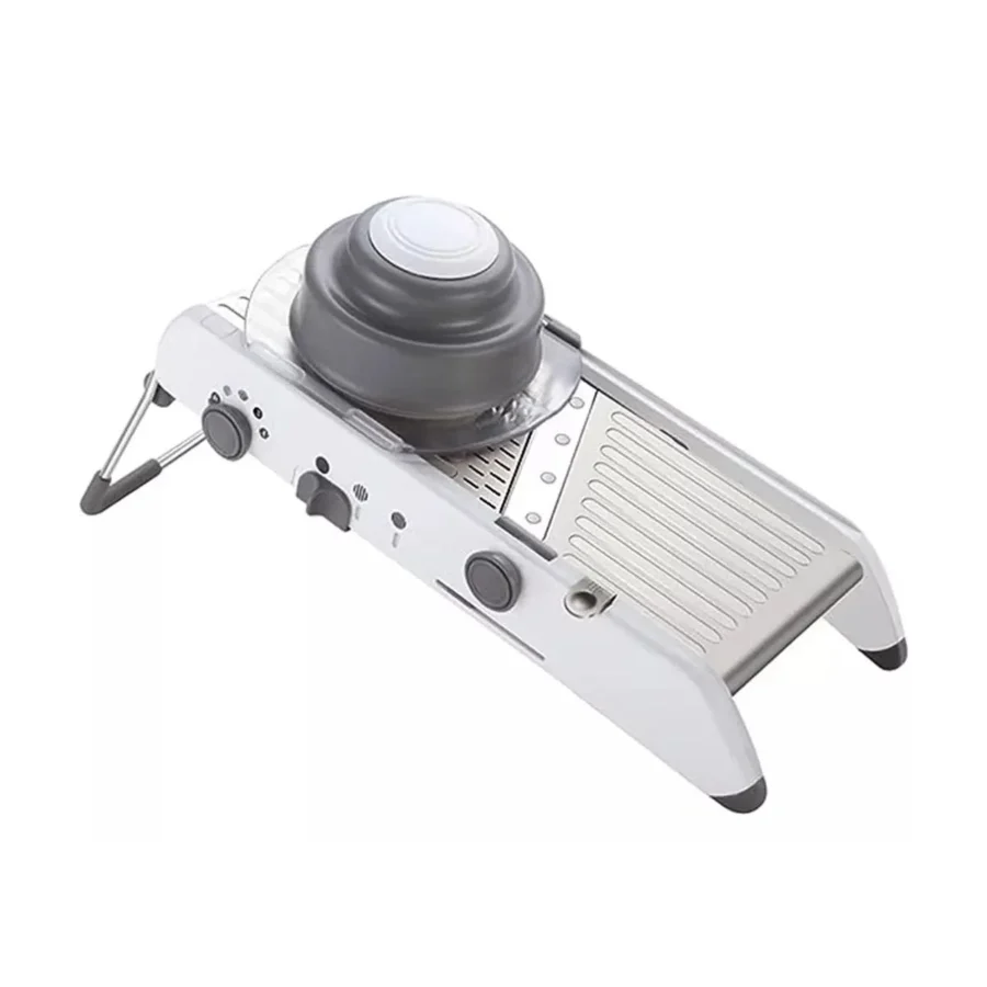 Cortador Ralador Fatiador Legumes Verduras Mandoline Inox Cor:Branco