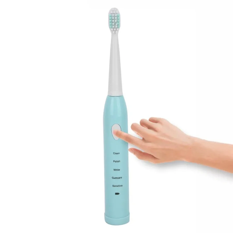 Escova De Dente Eletrica Usb Limpeza Bucal 5 Niveis - Imagem 2