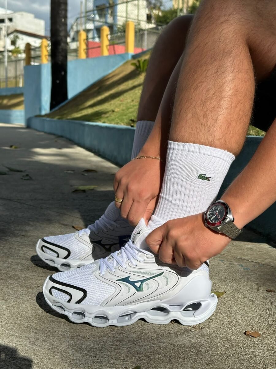 Tênis Wave Prophecy 12 Masculino Mizuno Branco - Imagem 3
