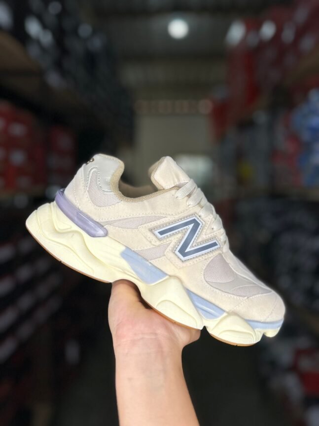 Tênis 9060 Premium Unissex New Balance Creme/prata