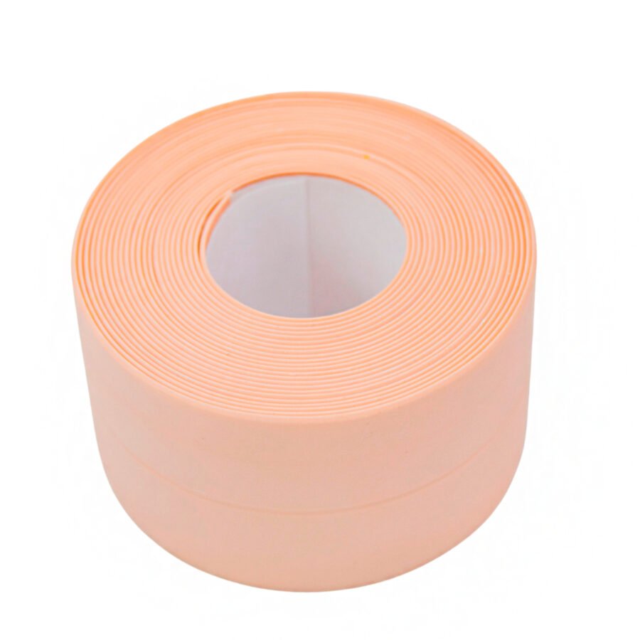 Fita De Vedação Adesiva Porta Janela Protetor 3 Metros X 3,5cm Cor:Rosa Claro - Imagem 2