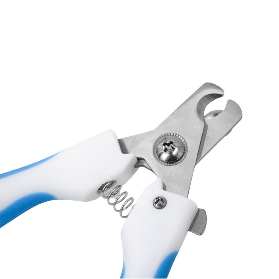 Alicate Pet Tesoura Corte De Unhas Cachorro Gato Com Lixa Cor:Azul - Imagem 4