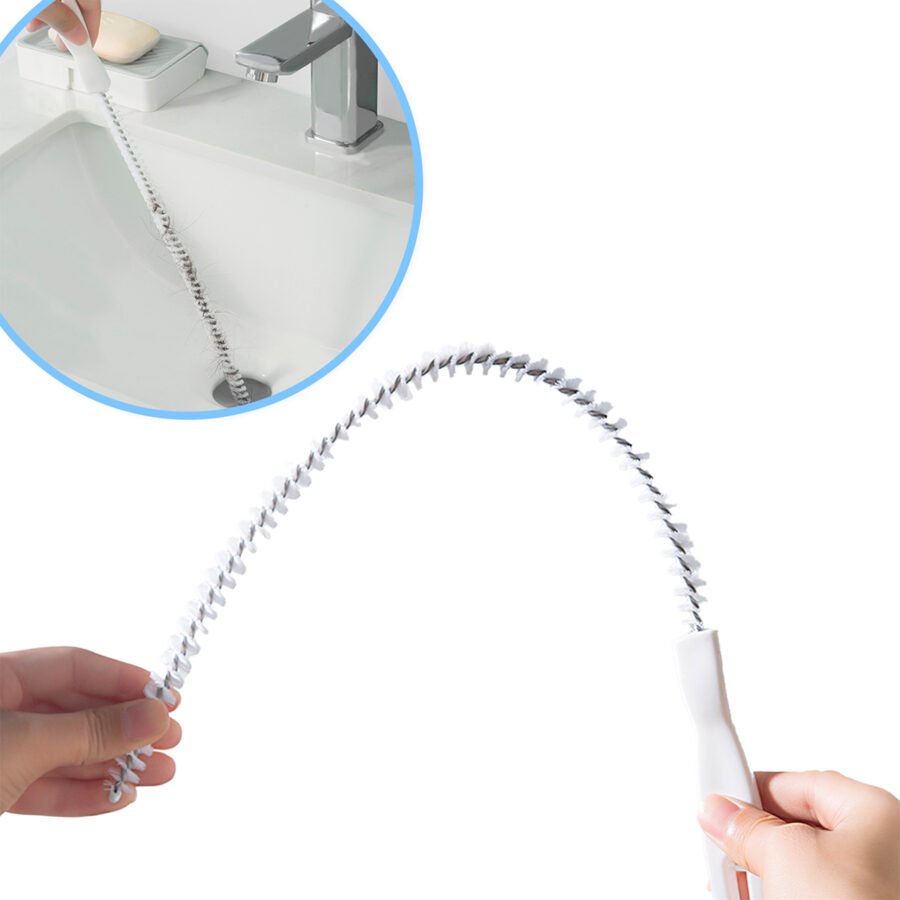 Escova Longa Multiuso Remove Cabelo Ralo Pia Tanques 40cm e 55cm - Imagem 2
