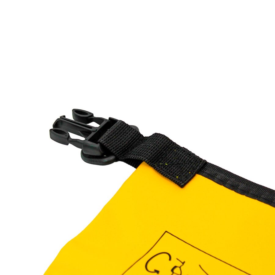 Bolsa Mochila Impermeavel Saco Estanque 20 Litros Camping Bag Cor:Amarelo - Imagem 4