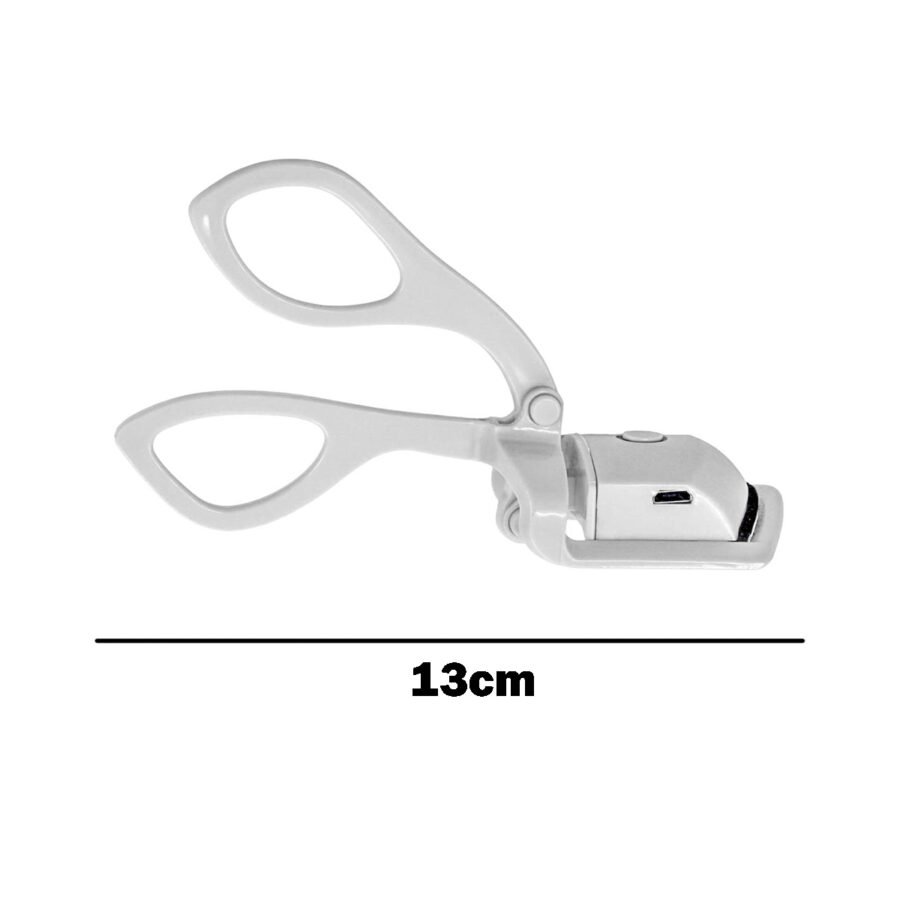 Curvador Modelador De Cilios Curvex Eletrico Aquecido Termico USB Cor:Branco - Imagem 2