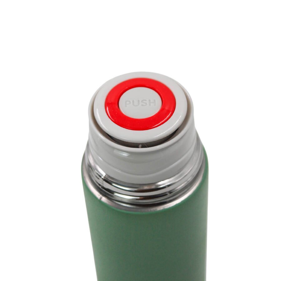 Garrafa Termica Com Copo Parede Dupla Inox Squeeze 500ml Cores:Verde - Imagem 3