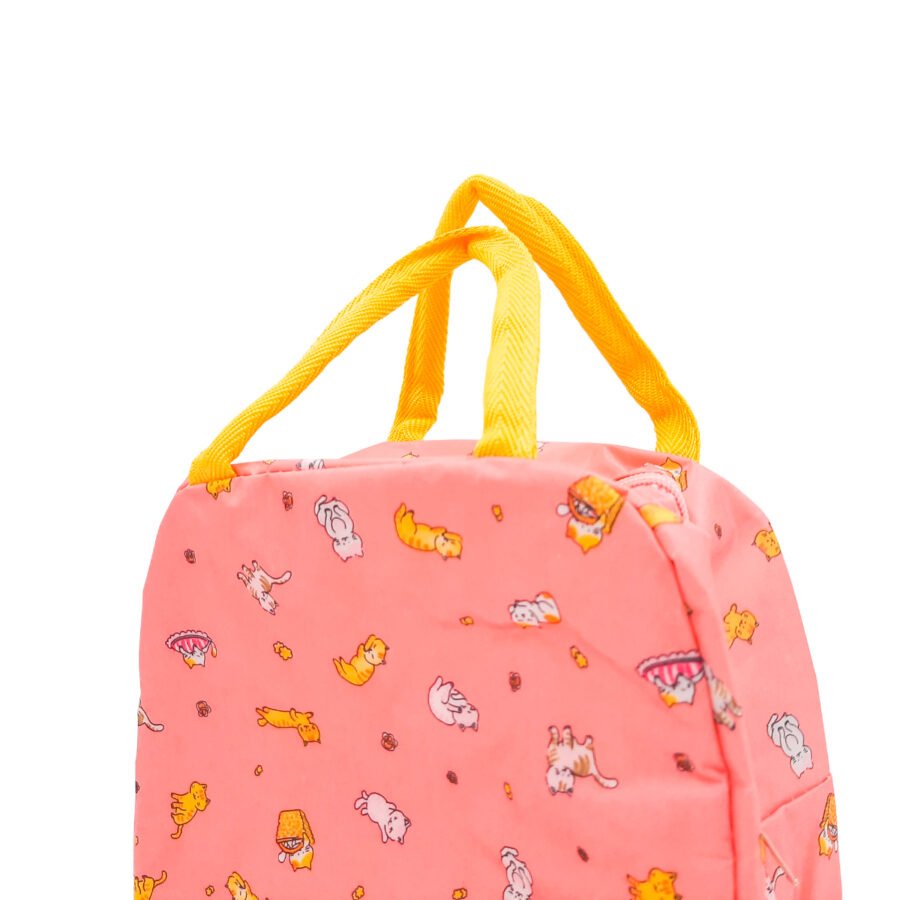 Bolsa Marmita Lancheira Termica Estampada Trabalho Faculdade Estampa:Gatinhos Rosa - Imagem 4
