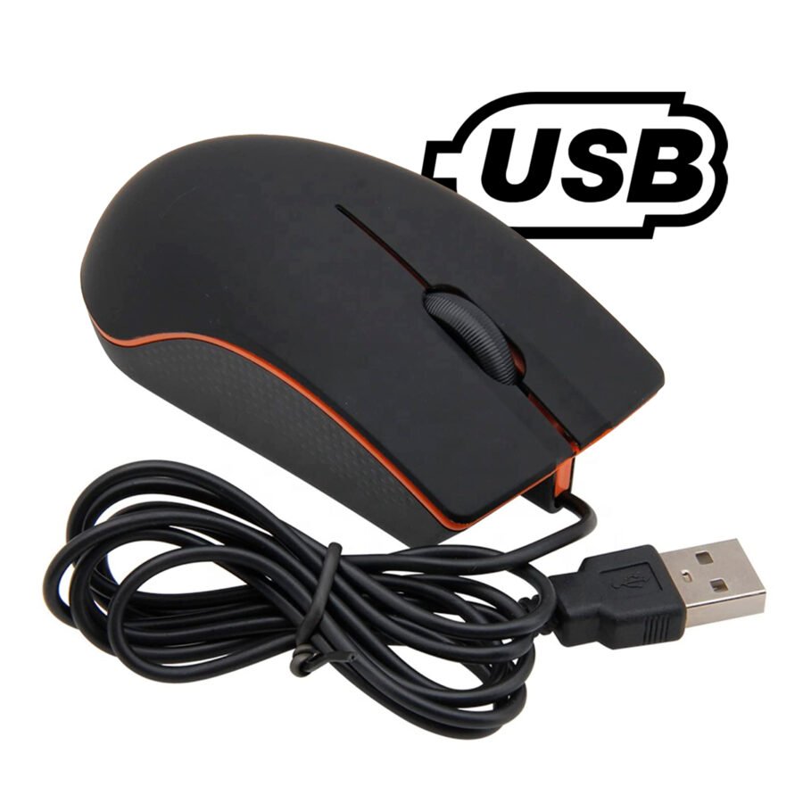 Mouse Óptico Básico Com Fio Usb Lehmox LEY-1512 Cor:Preto - Imagem 2