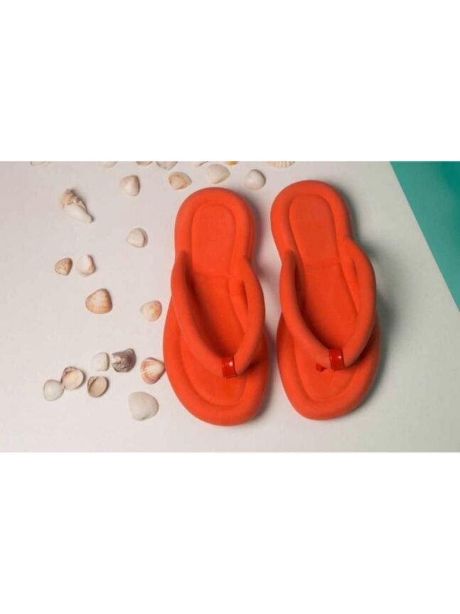Chinelo Dedo Flip Flop Coral