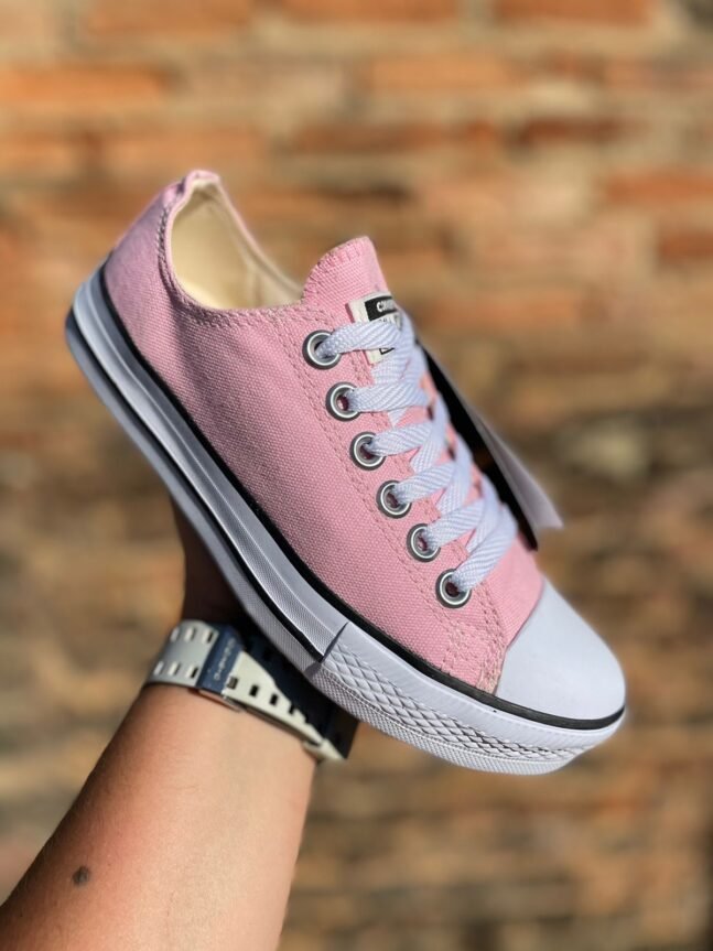 Tênis Cano Curto All Star Feminino Rosa