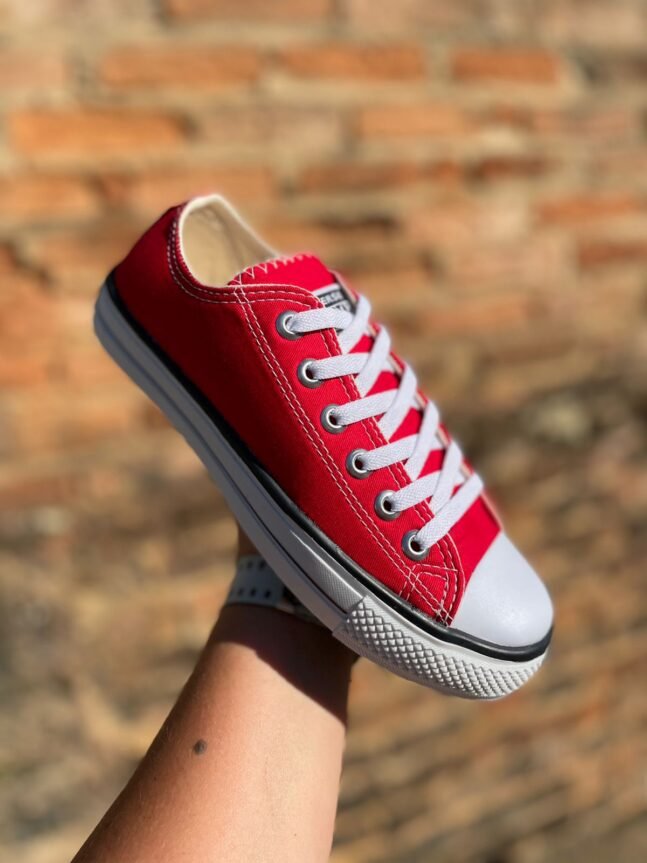 Tênis Cano Curto All Star Unissex Vermelho