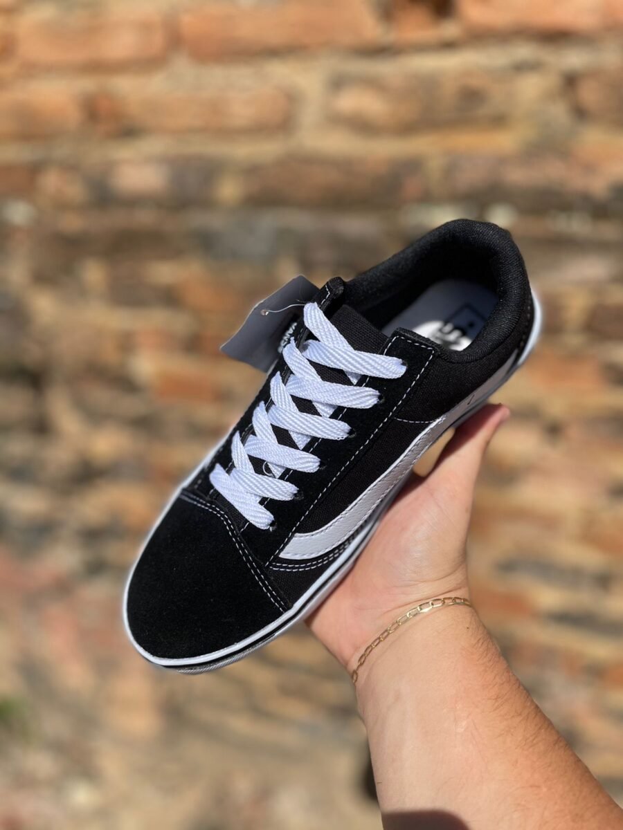 Tênis Old Skool Unissex Vans Preto/Branco - Imagem 2