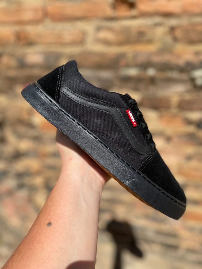 Tênis Old Skool Unissex Vans Preto/Preto